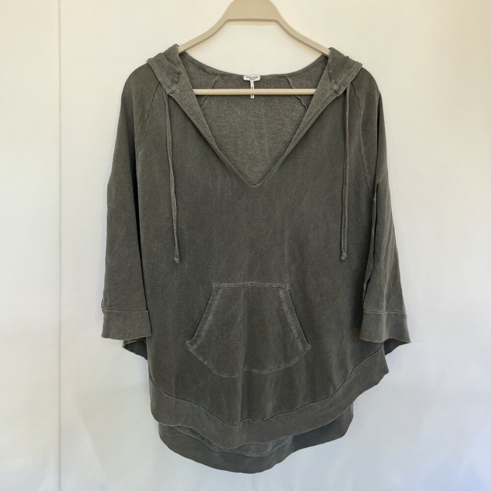 Splendid Hooded Sweatshirt Poncho